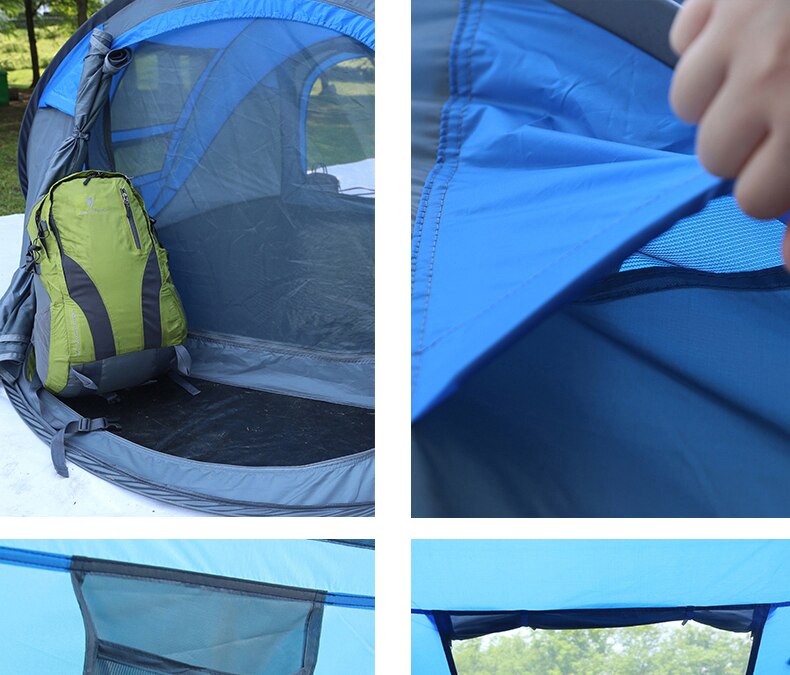 Cheap Goat Tents Tent Pop Up Camping Tents Outdoor Camping Beach Open Tent Waterproof Tents Large Automatic Ultralight Family Tents 